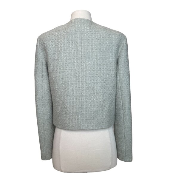 Celine Pale Green Tweed Blazer - Picture 5 of 8
